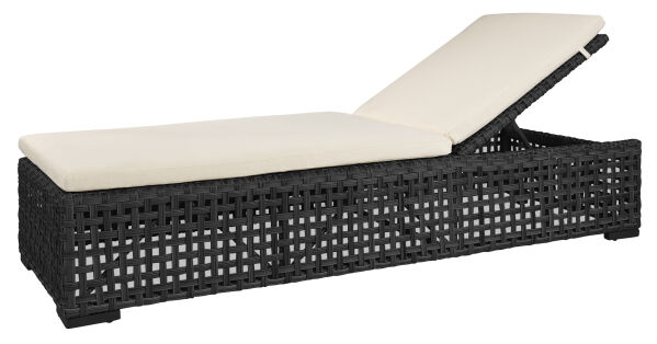 Orlando Sunlounger - Classic Black